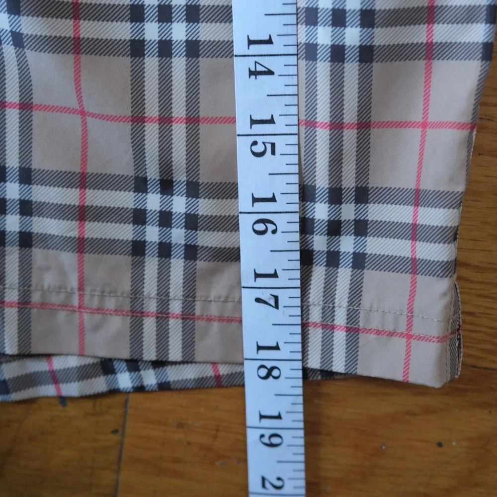 Burberry Swim Shorts Mens Tan Vintage Check Designer Large Trunks